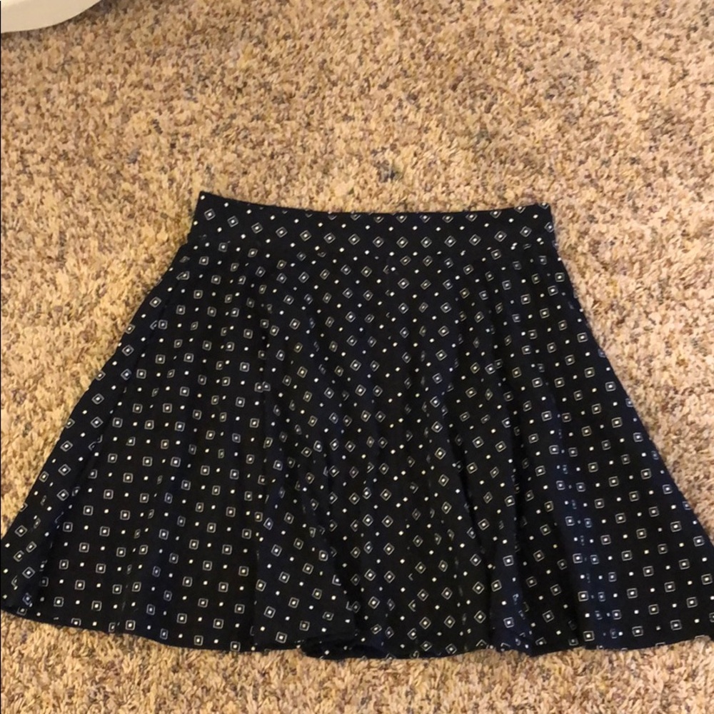 Patterned skater skirt